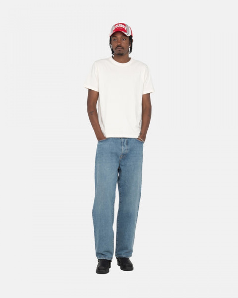 Blue Stussy Classic Jean Denim Men Pants | DZJ-4782