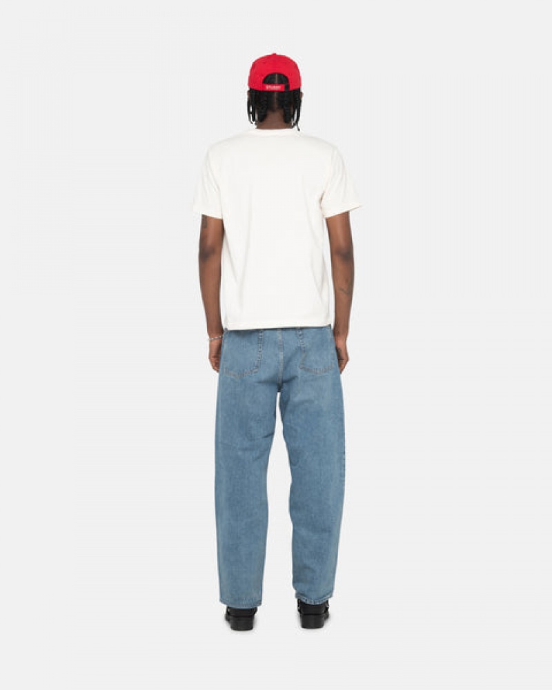 Blue Stussy Classic Jean Denim Men Pants | DZJ-4782