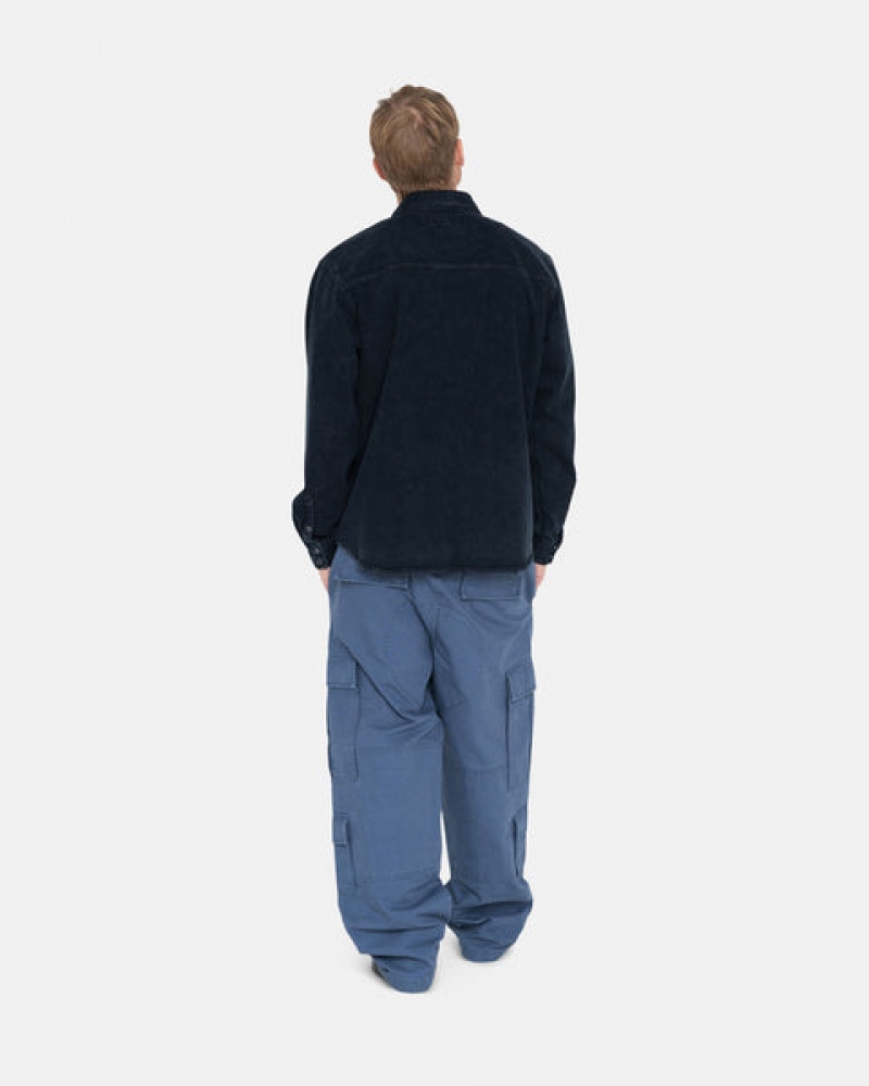 Blue Stussy Ripstop Surplus Cargo Women Pants | SVK-5897