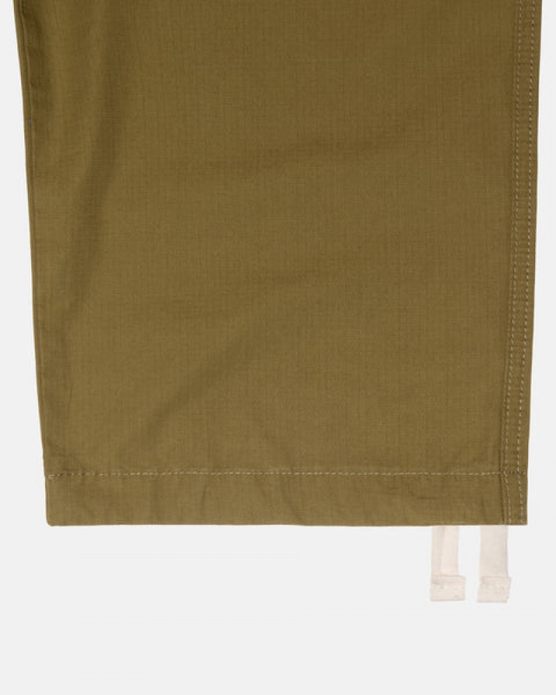 Brown Stussy Beach Pant Ripstop Cargo Women Pants | IZI-7371