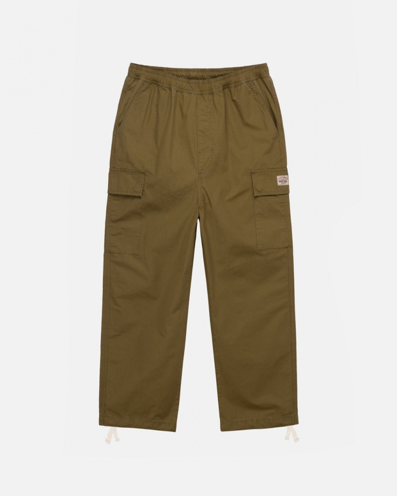 Brown Stussy Beach Pant Ripstop Cargo Women Pants | IZI-7371