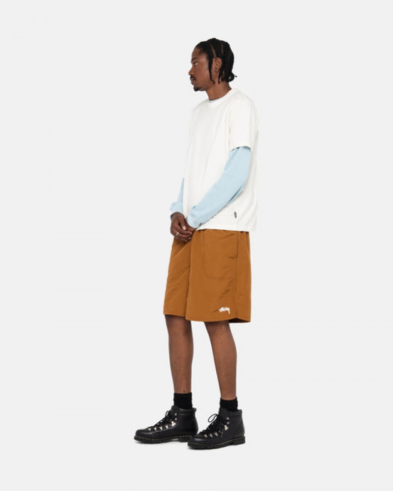 Brown Stussy Water Short Stock Women Shorts | UOR-6593