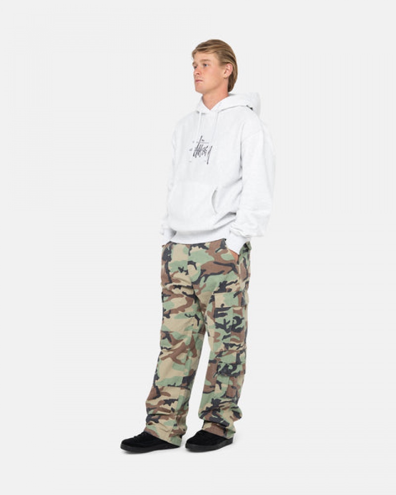 Camo Stussy Surplus Cargo Ripstop Men Pants | SXB-9657