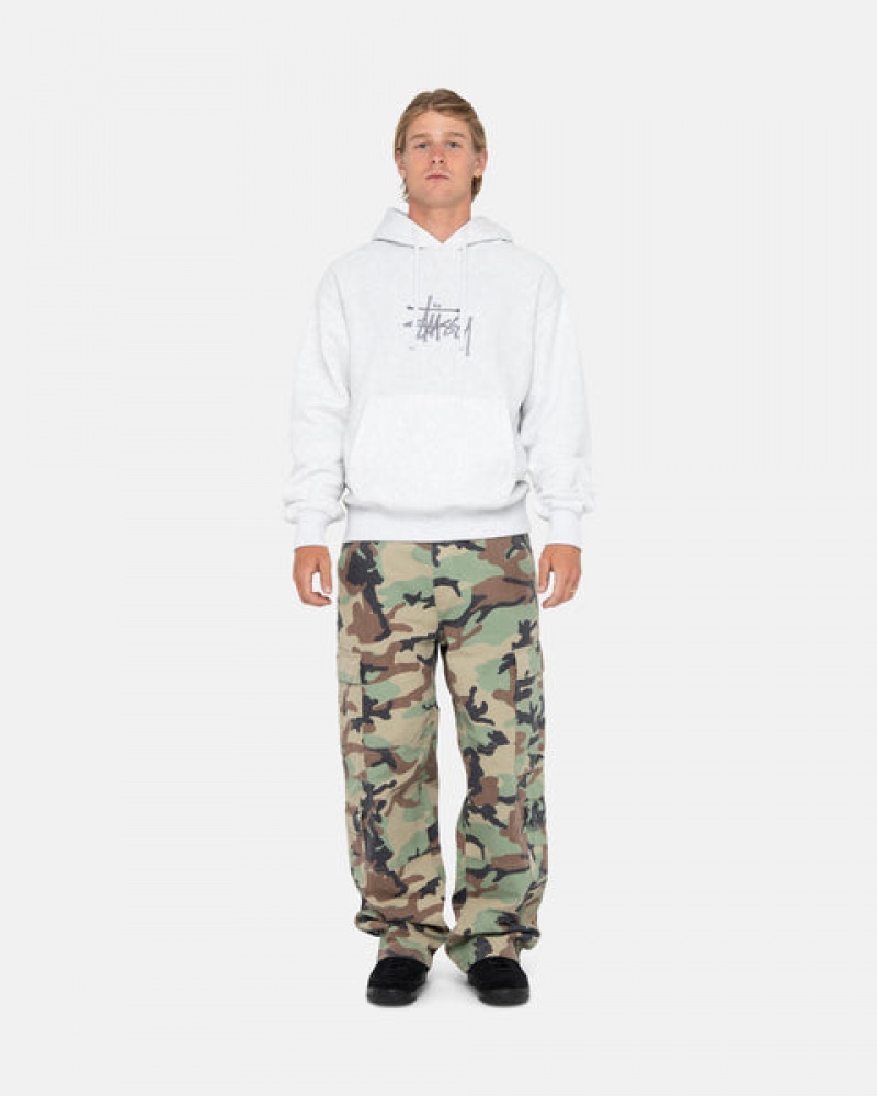 Camo Stussy Surplus Cargo Ripstop Men Pants | SXB-9657