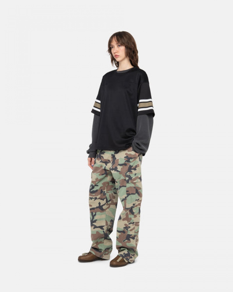 Camo Stussy Surplus Cargo Ripstop Men Pants | SXB-9657