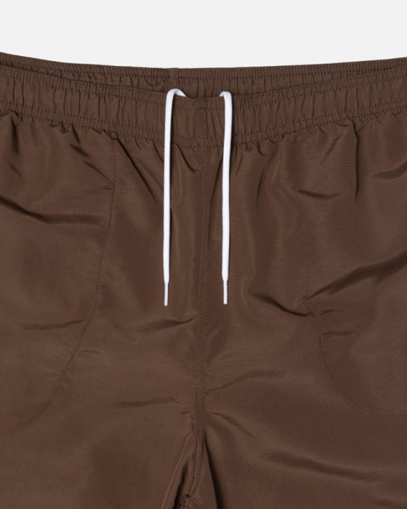 Coffee Stussy Big Basic Water Short Men Swimwear | DMC-6987