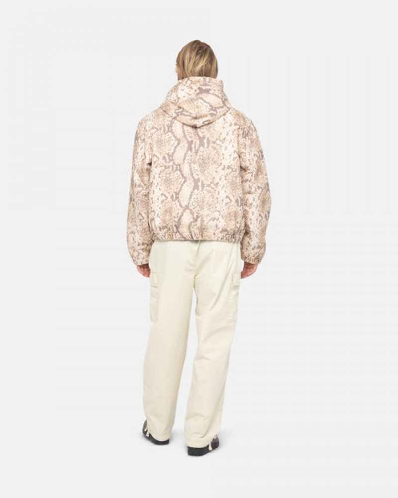 Cream Stussy Beach Pant Ripstop Cargo Women Pants | EMK-6351