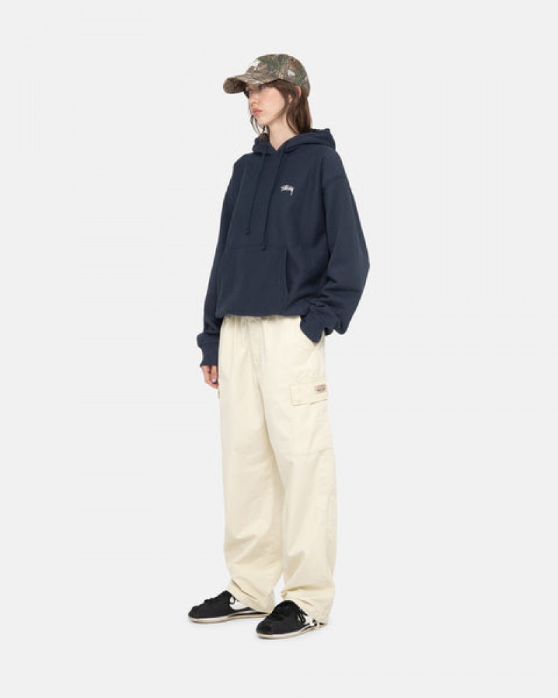 Cream Stussy Beach Pant Ripstop Cargo Women Pants | EMK-6351