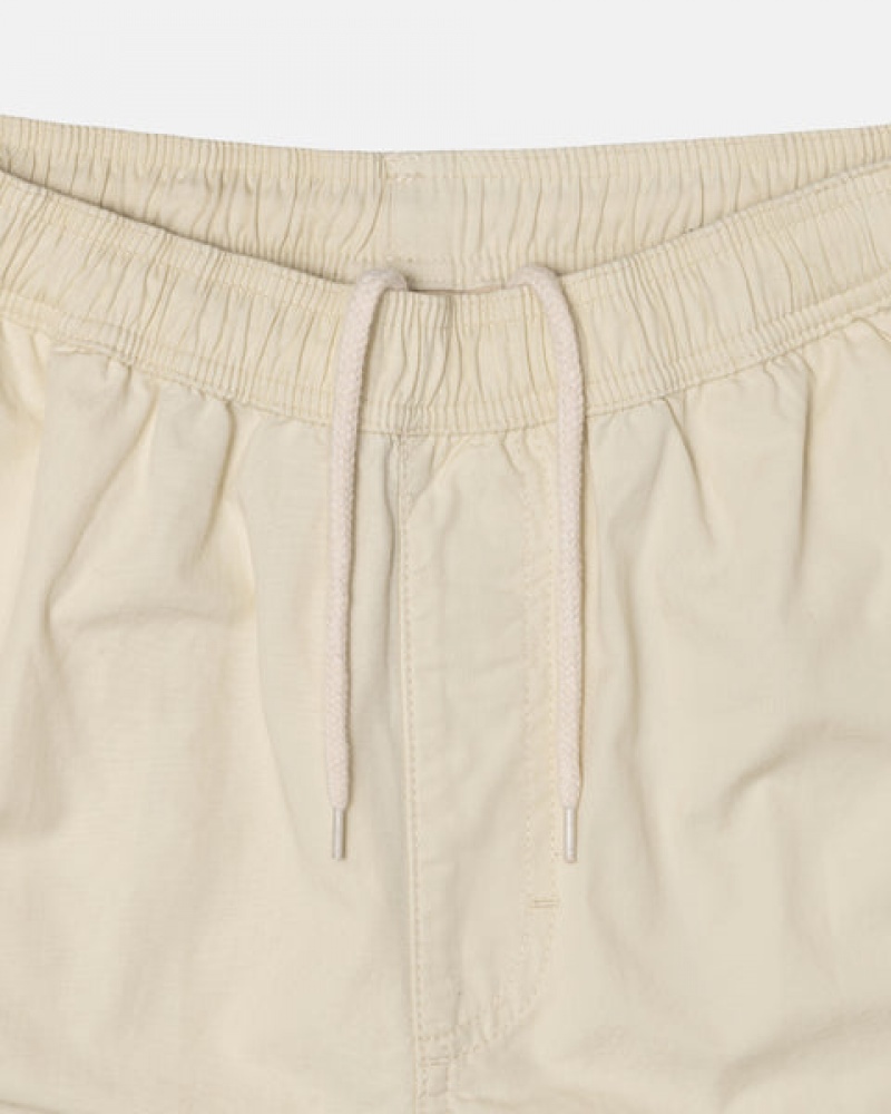 Cream Stussy Beach Pant Ripstop Cargo Women Pants | EMK-6351