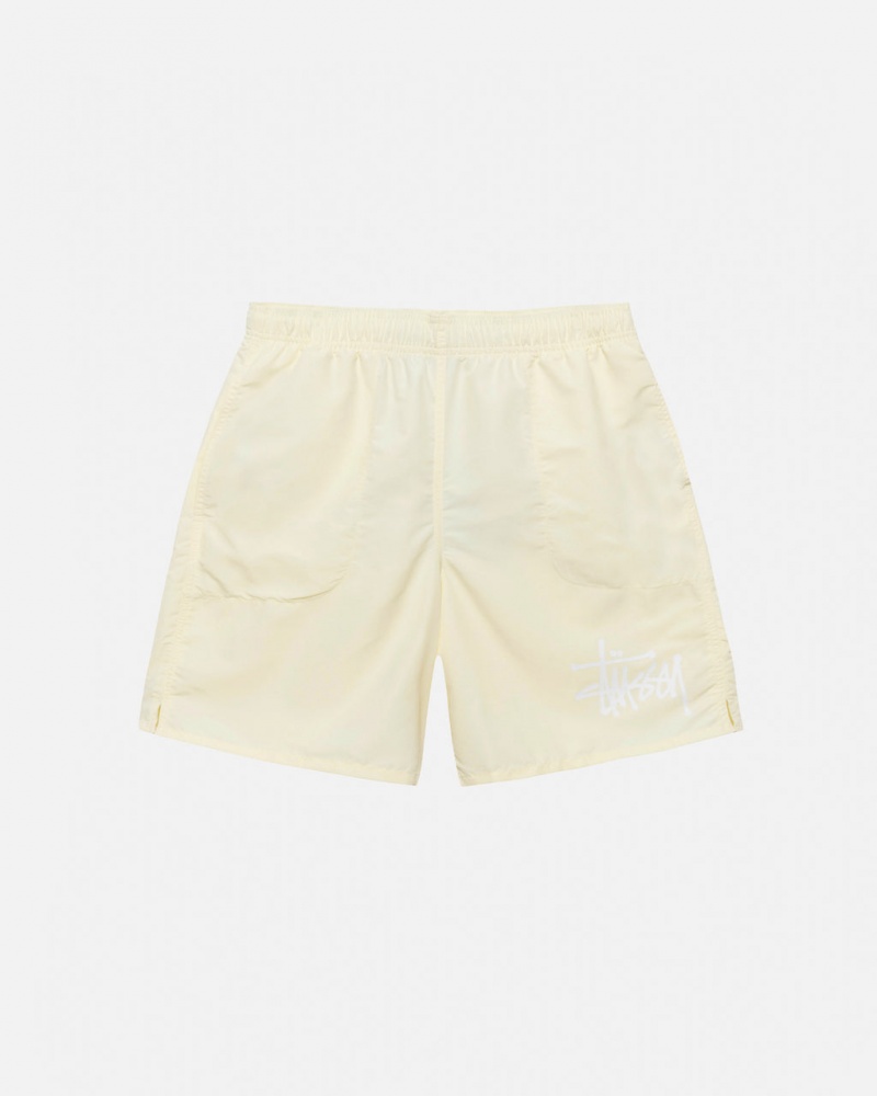 Cream Stussy Big Basic Water Short Men Swimwear | FOO-6325