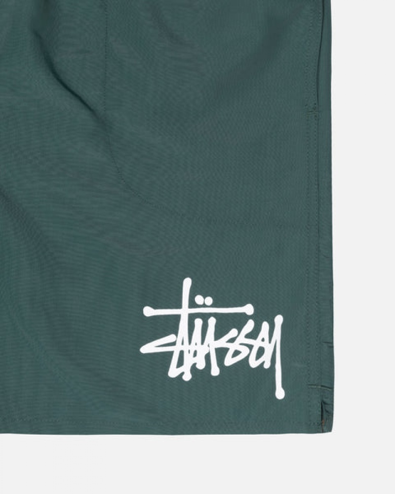 Green Stussy Big Basic Water Short Women Swimwear | KZB-1013