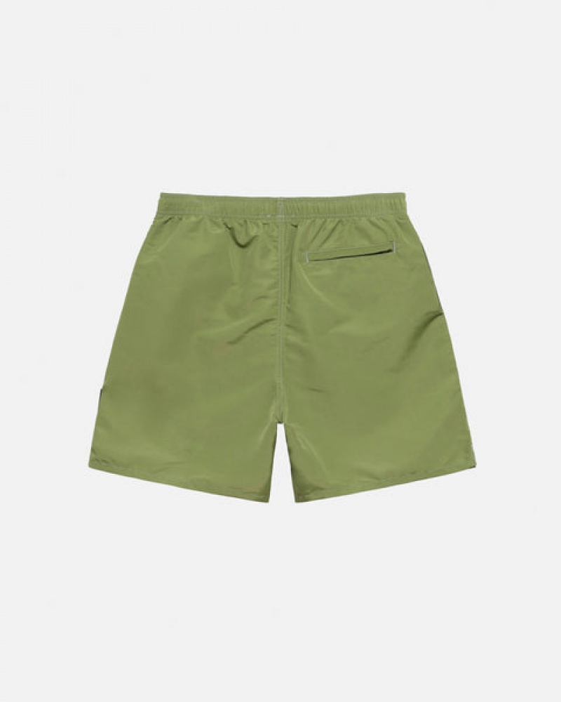 Green Stussy Surfman Patch Water Short Men Swimwear | GHQ-2101