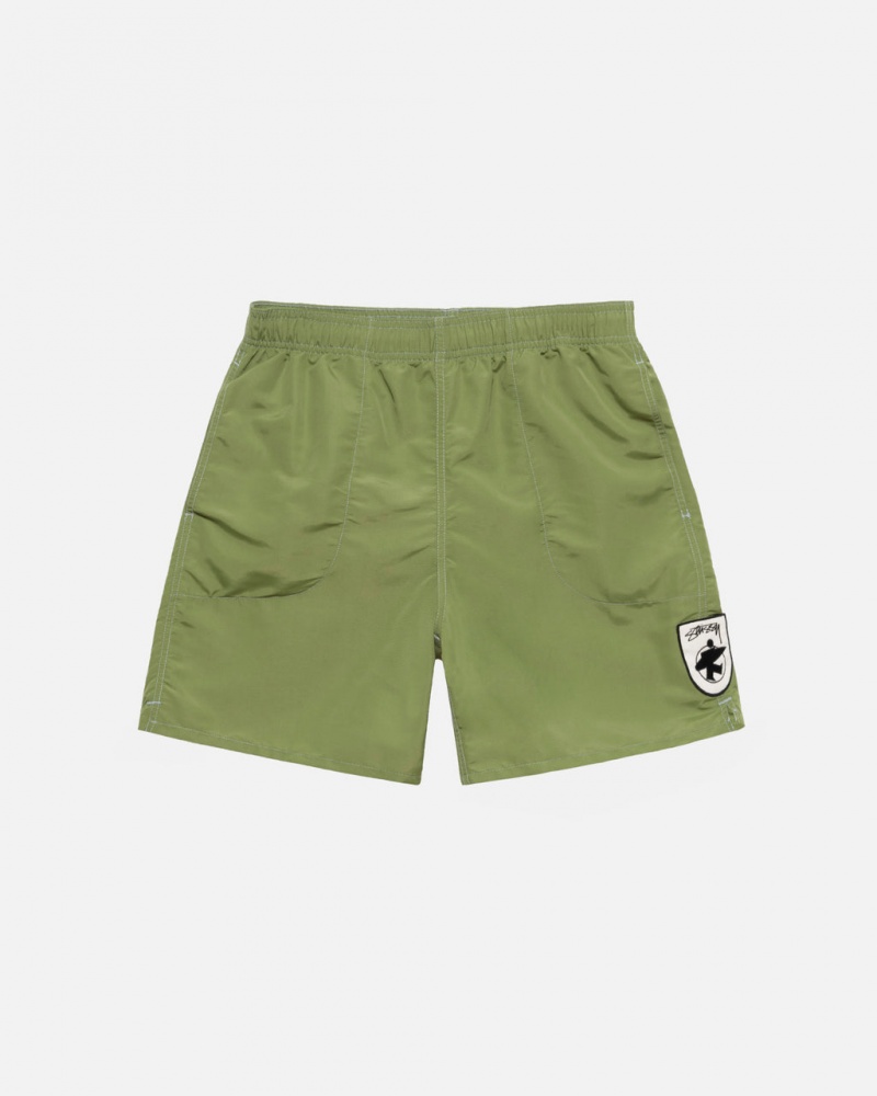 Green Stussy Surfman Patch Water Short Women Swimwear | KDG-3226