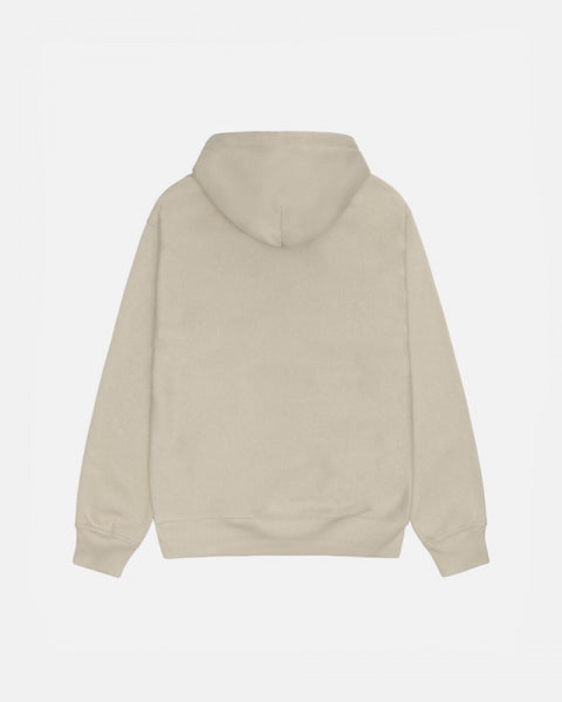 Khaki Stussy Soda Can Hoodie Men Hoodie | ZZC-5998