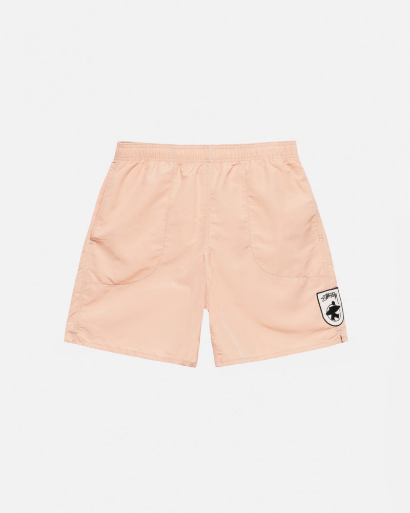 Light Rose Stussy Surfman Patch Water Short Men Swimwear | LPF-2011