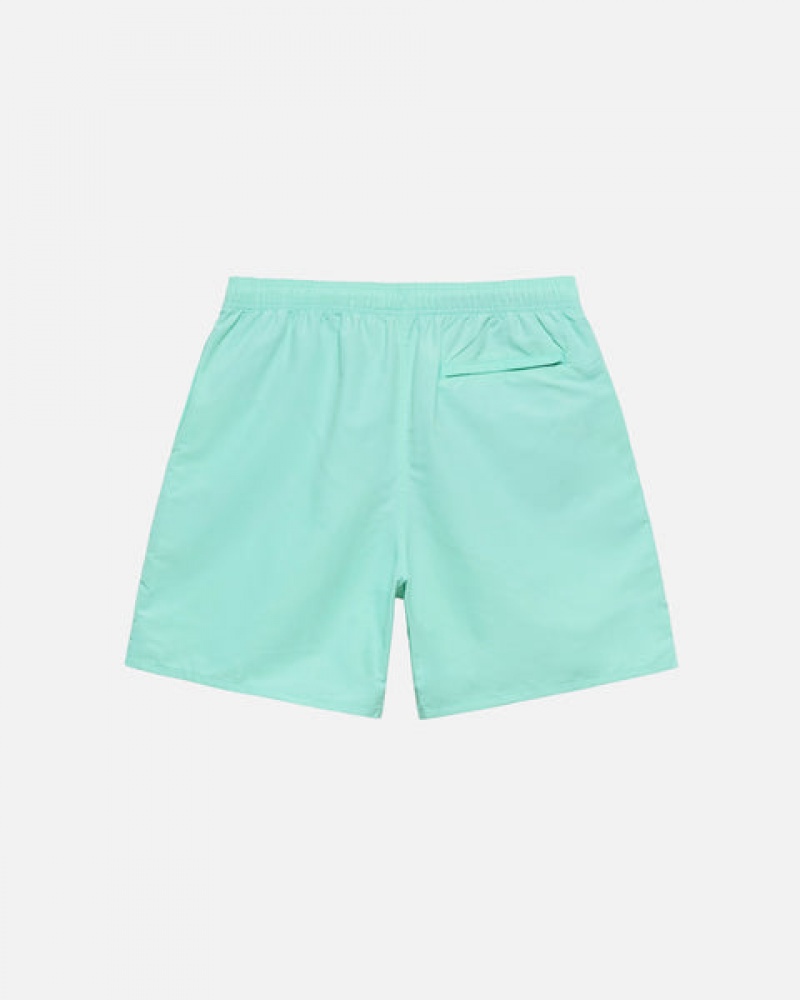 Light Turquoise Stussy Stock Water Short Men Swimwear | BGT-3032