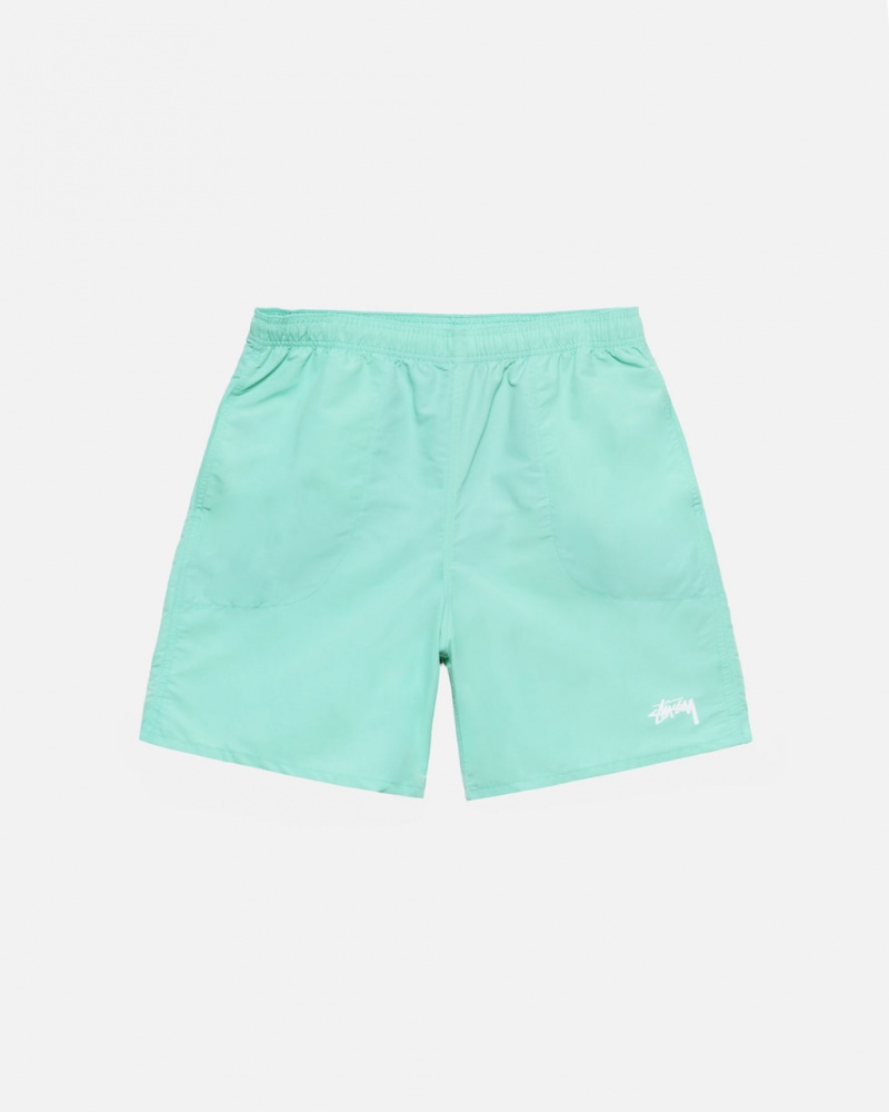 Light Turquoise Stussy Stock Water Short Men Swimwear | BGT-3032