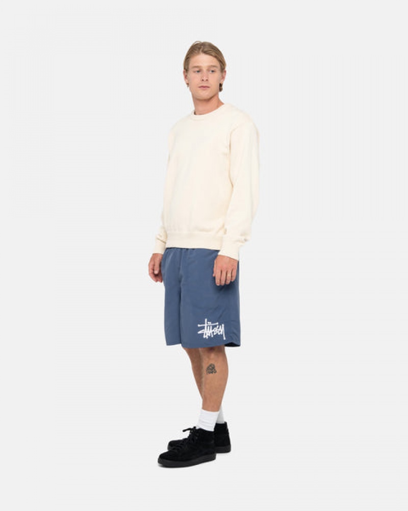 Navy Stussy Water Short Big Basic Women Shorts | ENG-3007