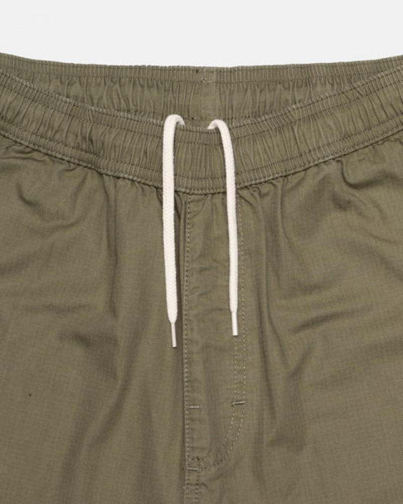 Olive Stussy Ripstop Cargo Beach Pant Men Pants | GES-1043