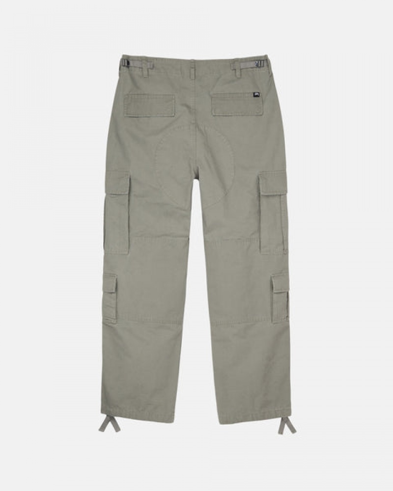 Olive Stussy Surplus Cargo Ripstop Women Pants | ILU-4839