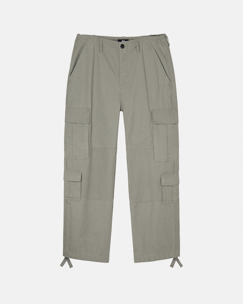 Olive Stussy Surplus Cargo Ripstop Women Pants | ILU-4839