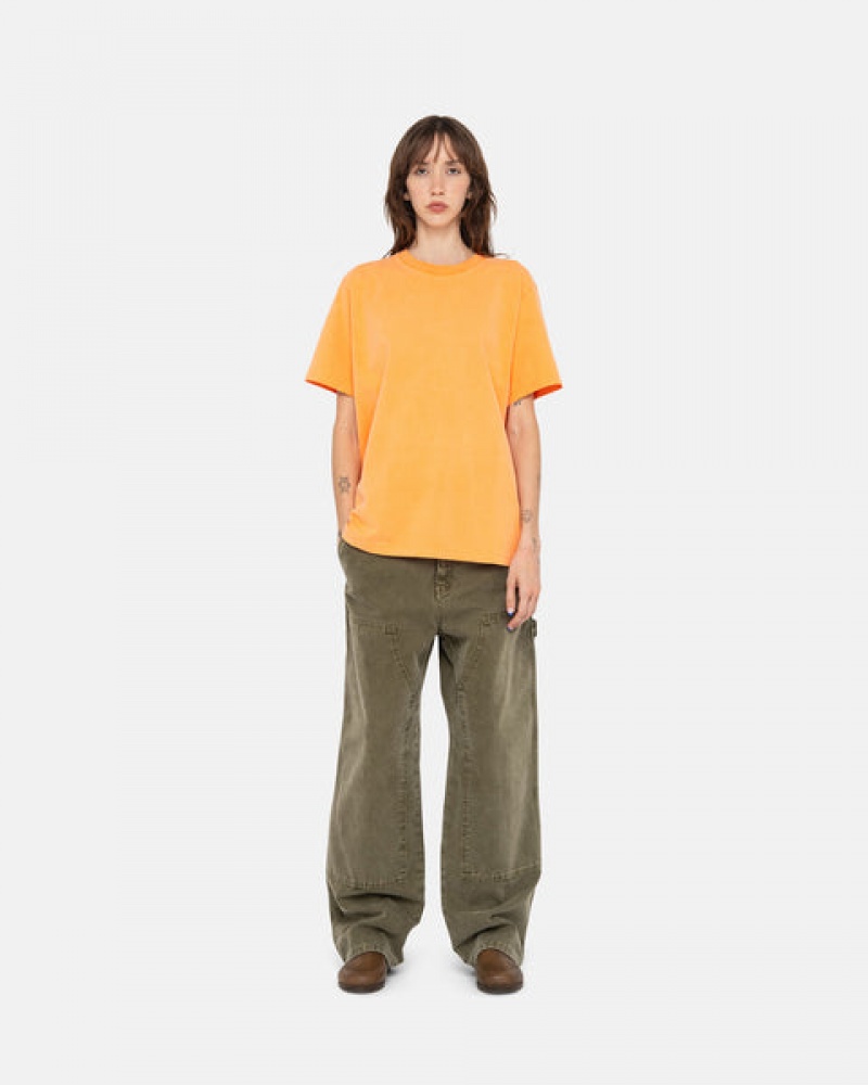 Olive Stussy Work Pant Canvas Women Pants | ZYR-9755