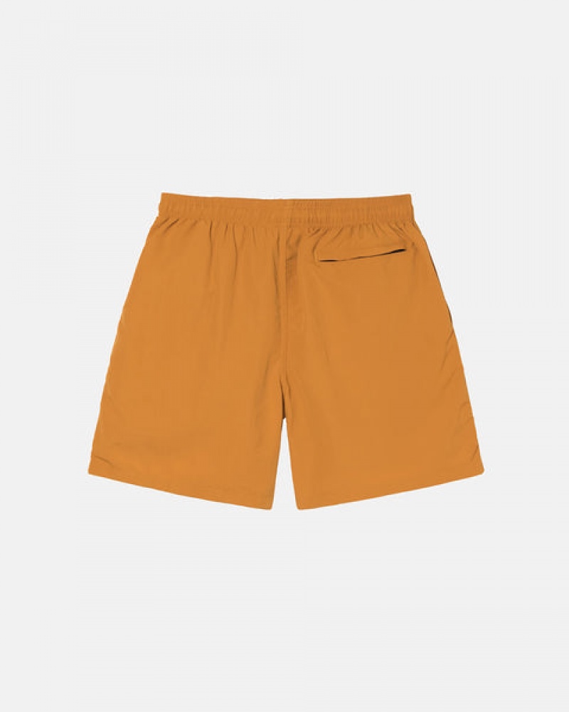 Orange Stussy Curly S Water Short Women Swimwear | PDG-1186