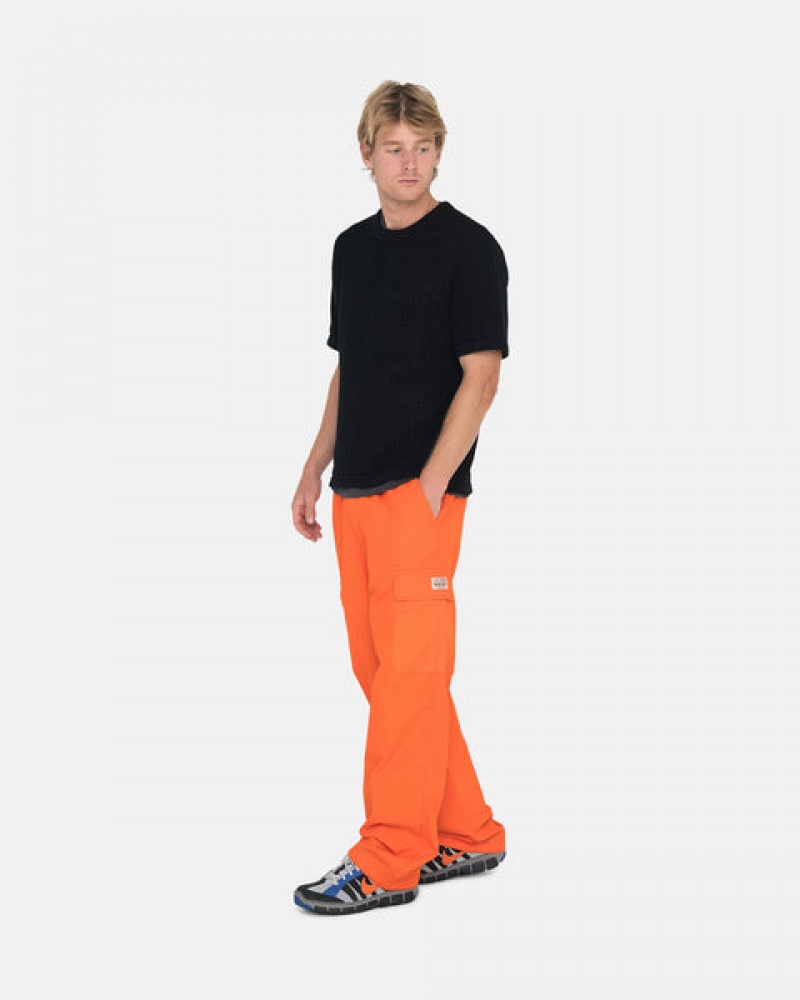 Orange Stussy Ripstop Cargo Beach Pant Men Pants | GVG-6681