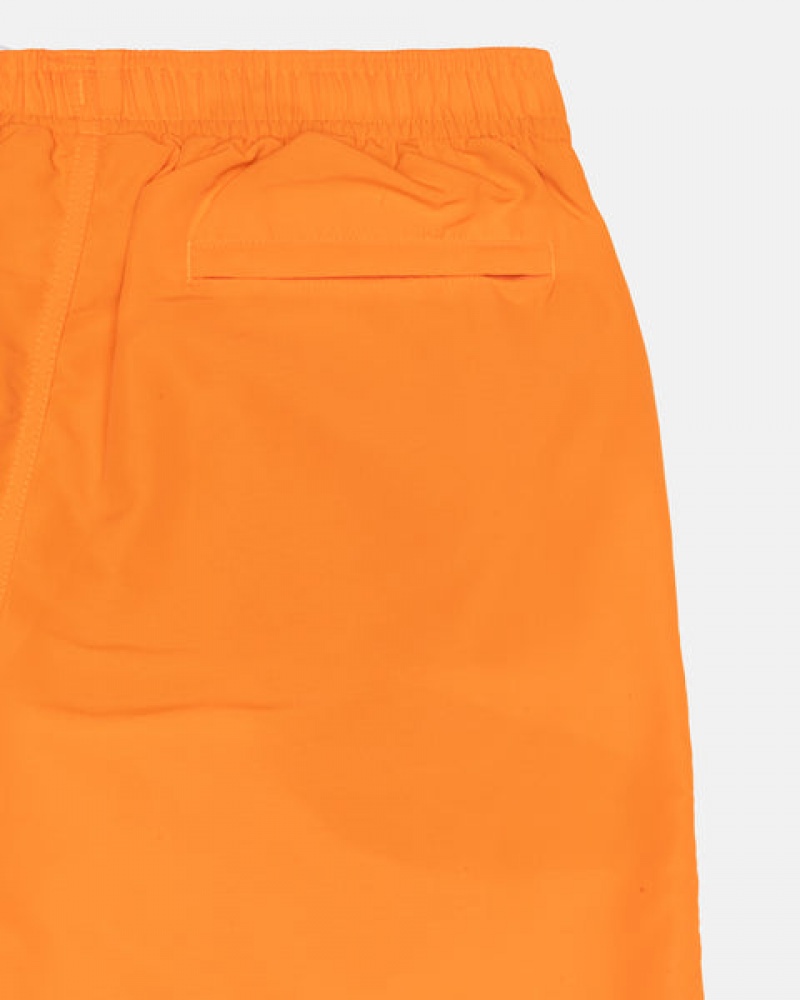 Orange Stussy Water Short Big Basic Men Shorts | OIF-4781