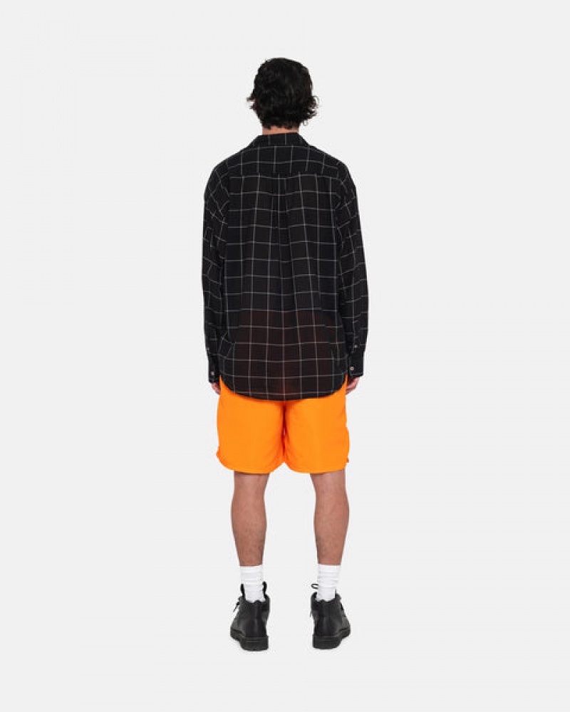 Orange Stussy Water Short Big Basic Men Shorts | OIF-4781