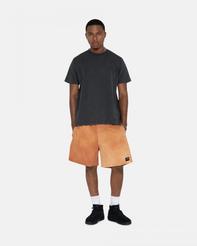 Orange Stussy Wave Dye Nylon Short Women Shorts | DOZ-4856