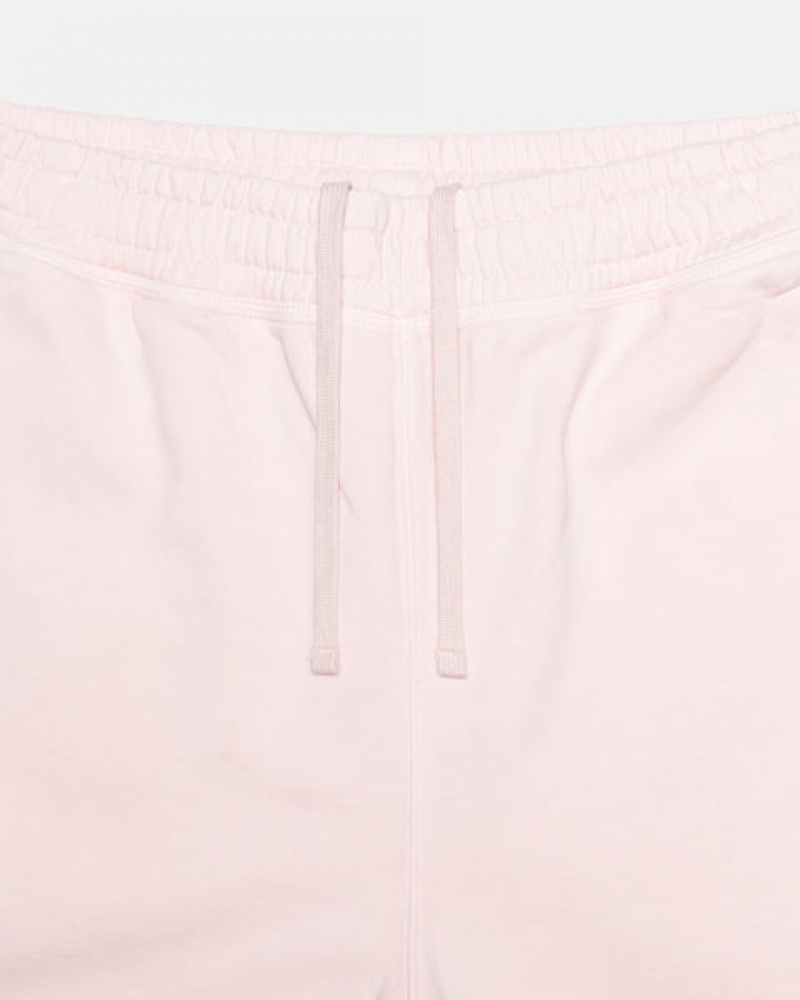 Pink Stussy Overdyed Stock Logo Short Men Shorts | STJ-6848