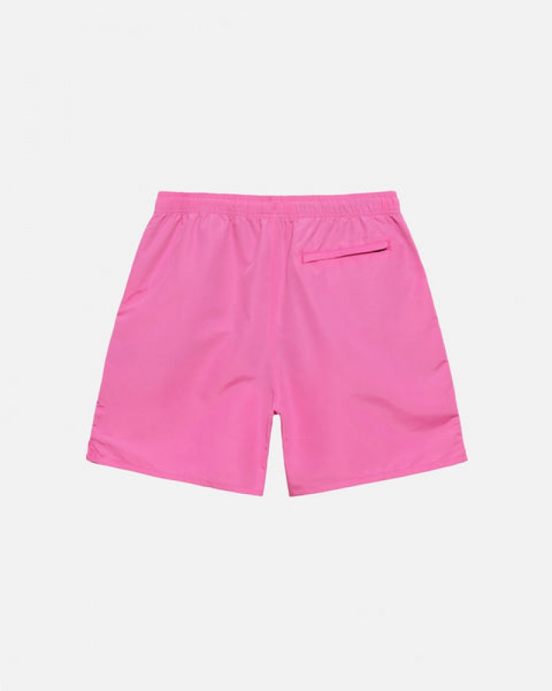 Pink Stussy Stock Water Short Men Swimwear | ATX-5165