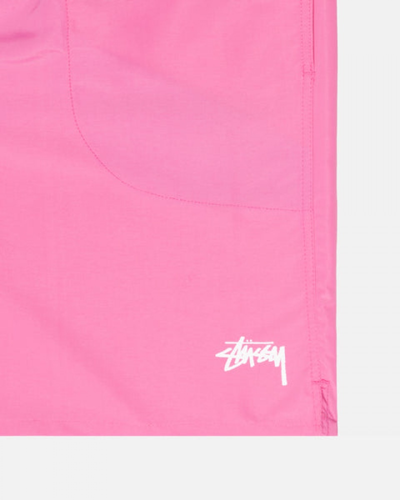 Pink Stussy Stock Water Short Men Swimwear | ATX-5165