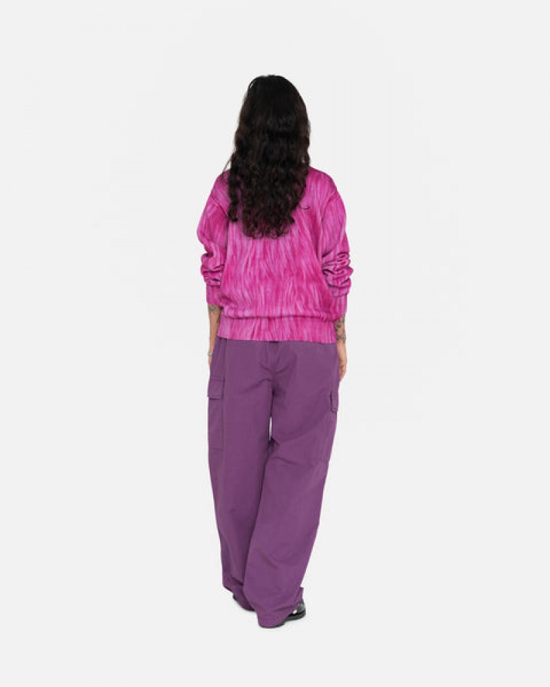 Purple Stussy Ripstop Cargo Beach Pant Women Pants | OGQ-4281