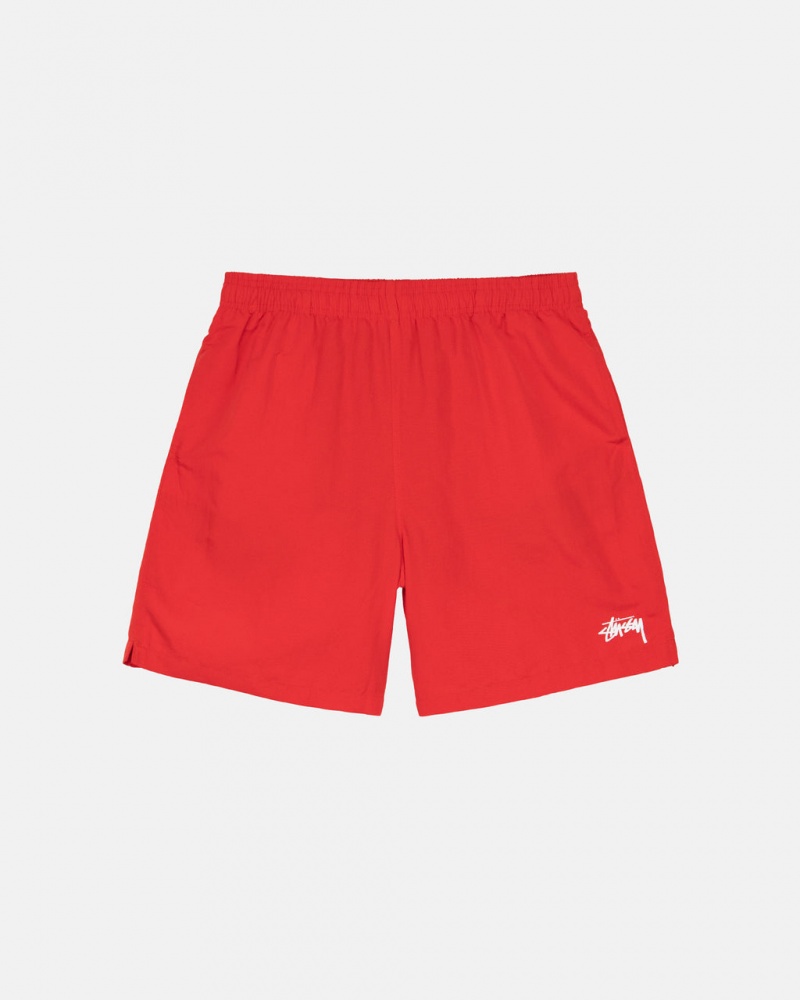 Red Stussy Stock Water Short Men Swimwear | PFH-2308