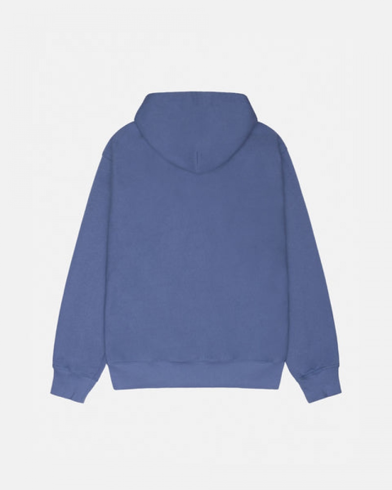 Royal Blue Stussy Soda Can Hoodie Men Hoodie | LDT-6863