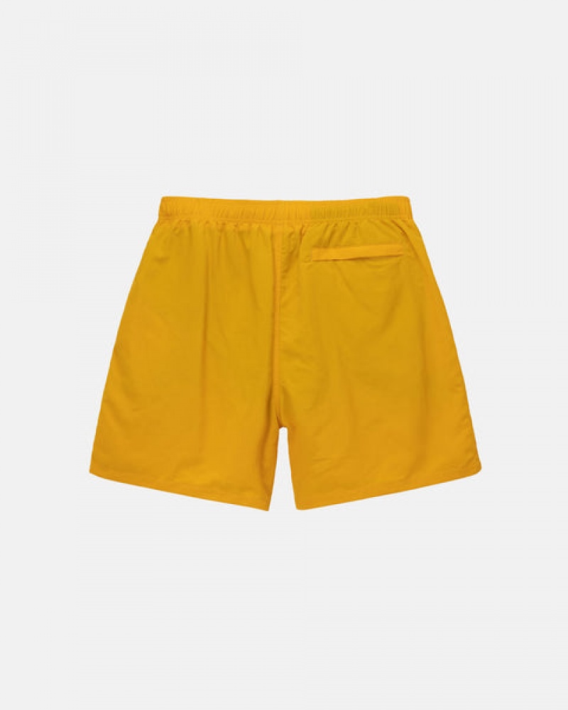 Yellow Stussy Big Basic Water Short Men Swimwear | NDP-1313