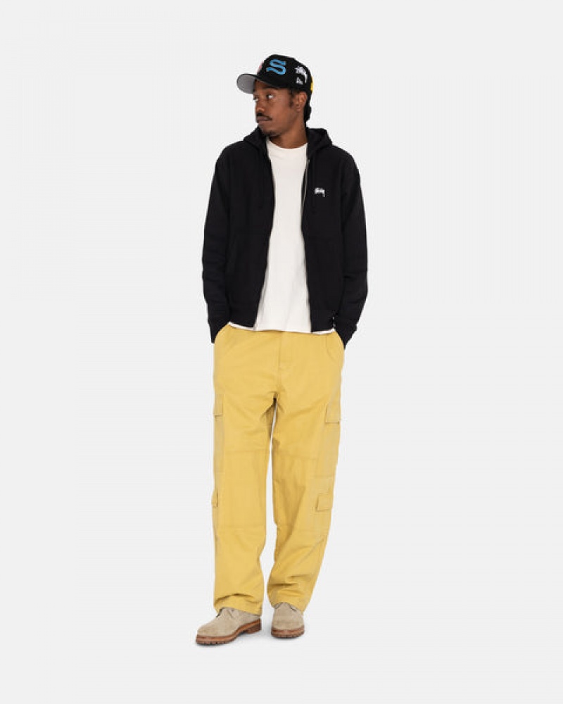 Yellow Stussy Ripstop Surplus Cargo Women Pants | DVL-1038