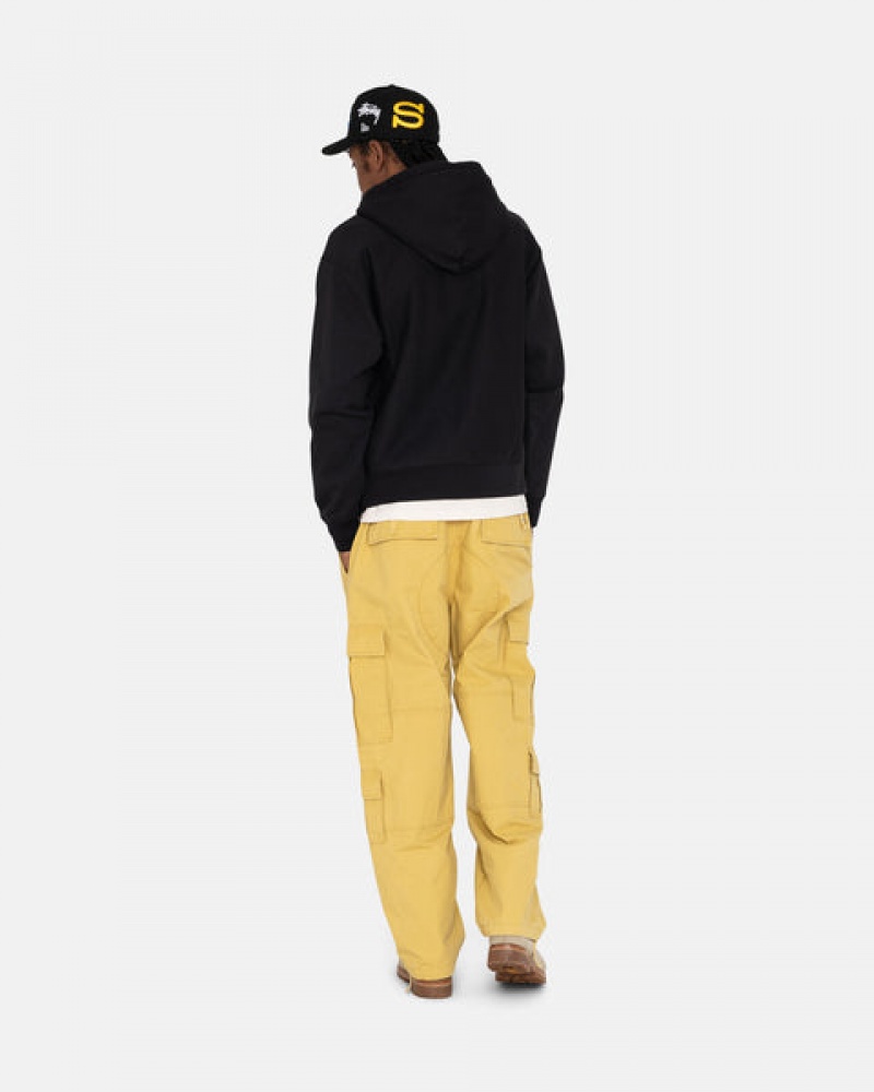 Yellow Stussy Ripstop Surplus Cargo Women Pants | DVL-1038