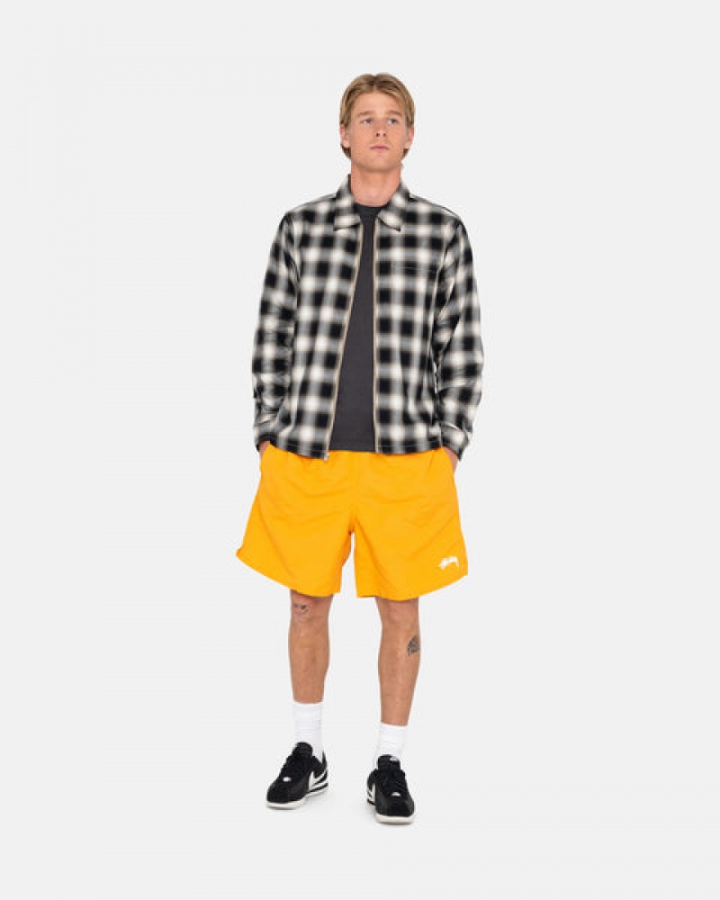 Yellow Stussy Stock Water Short Men Swimwear | BKC-5024