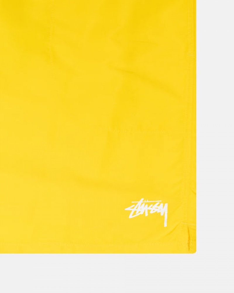 Yellow Stussy Water Short Stock Women Shorts | OHQ-2675